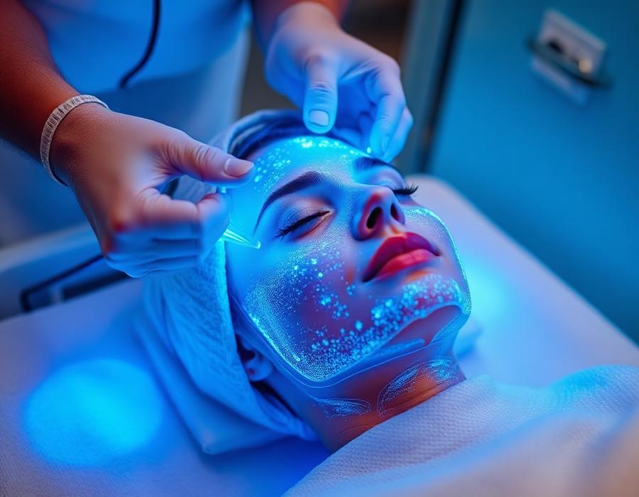Terapia lumínica facial